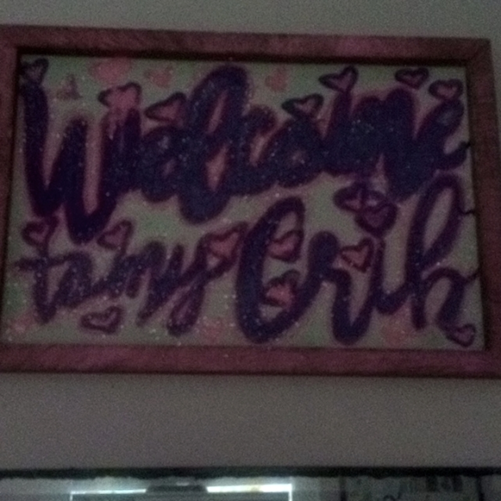 Welcome to my Crib wall hanging